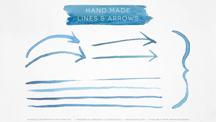 728x410 Watercolor Presentation Template