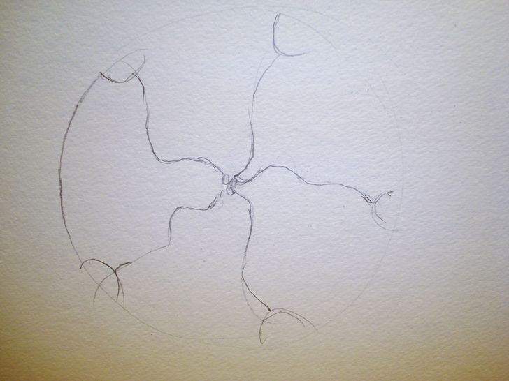 728x546 How To Paint Water Drops In Watercolor On A Petunia 9 Steps