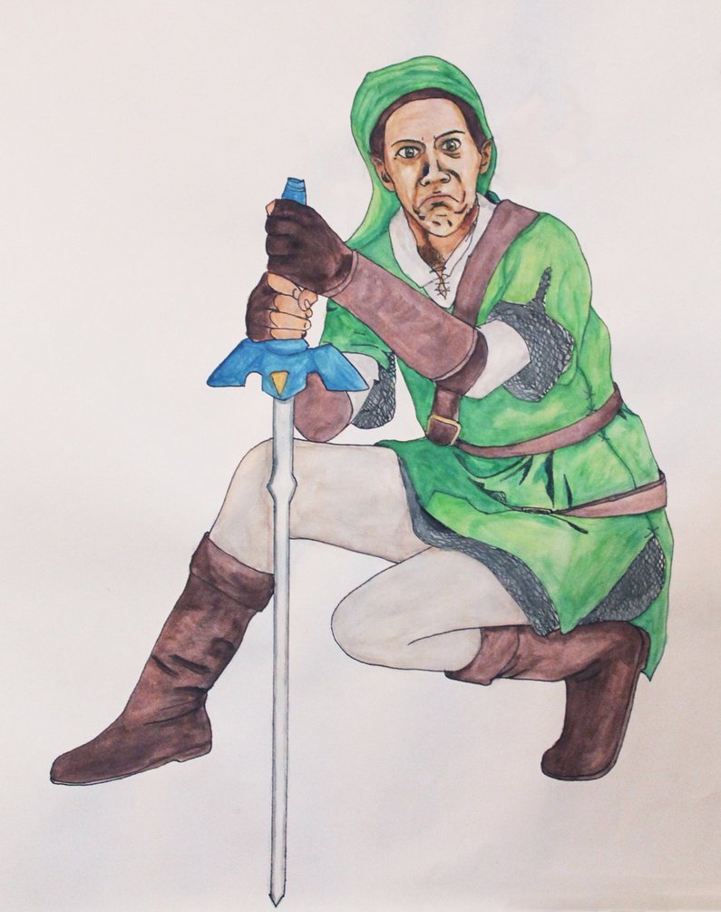 795x1005 Watercolor Link By Jupiterlight28
