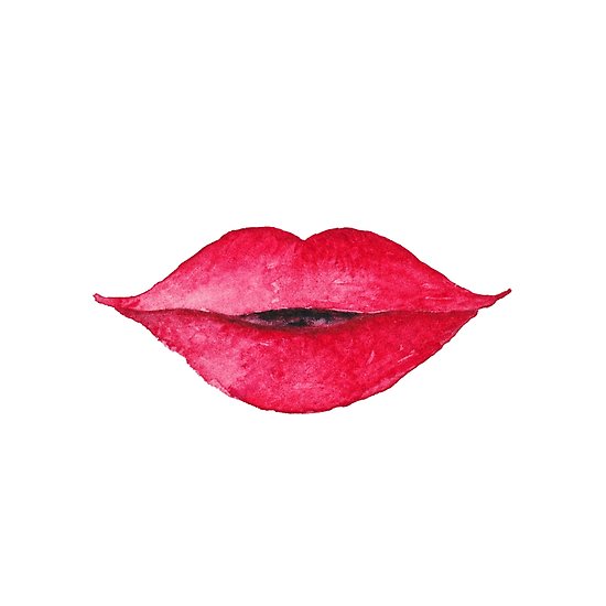 550x550 Lips With Lipstick