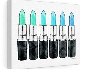 340x270 Lipstick Watercolor Etsy