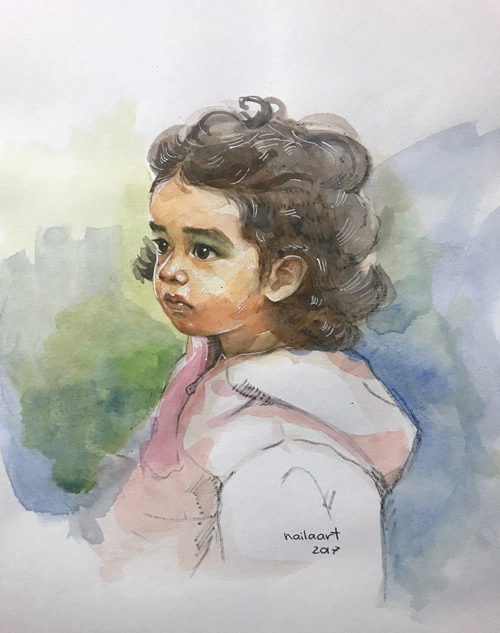 1000x1265 ~ Guest Artist Watercolour Portraits