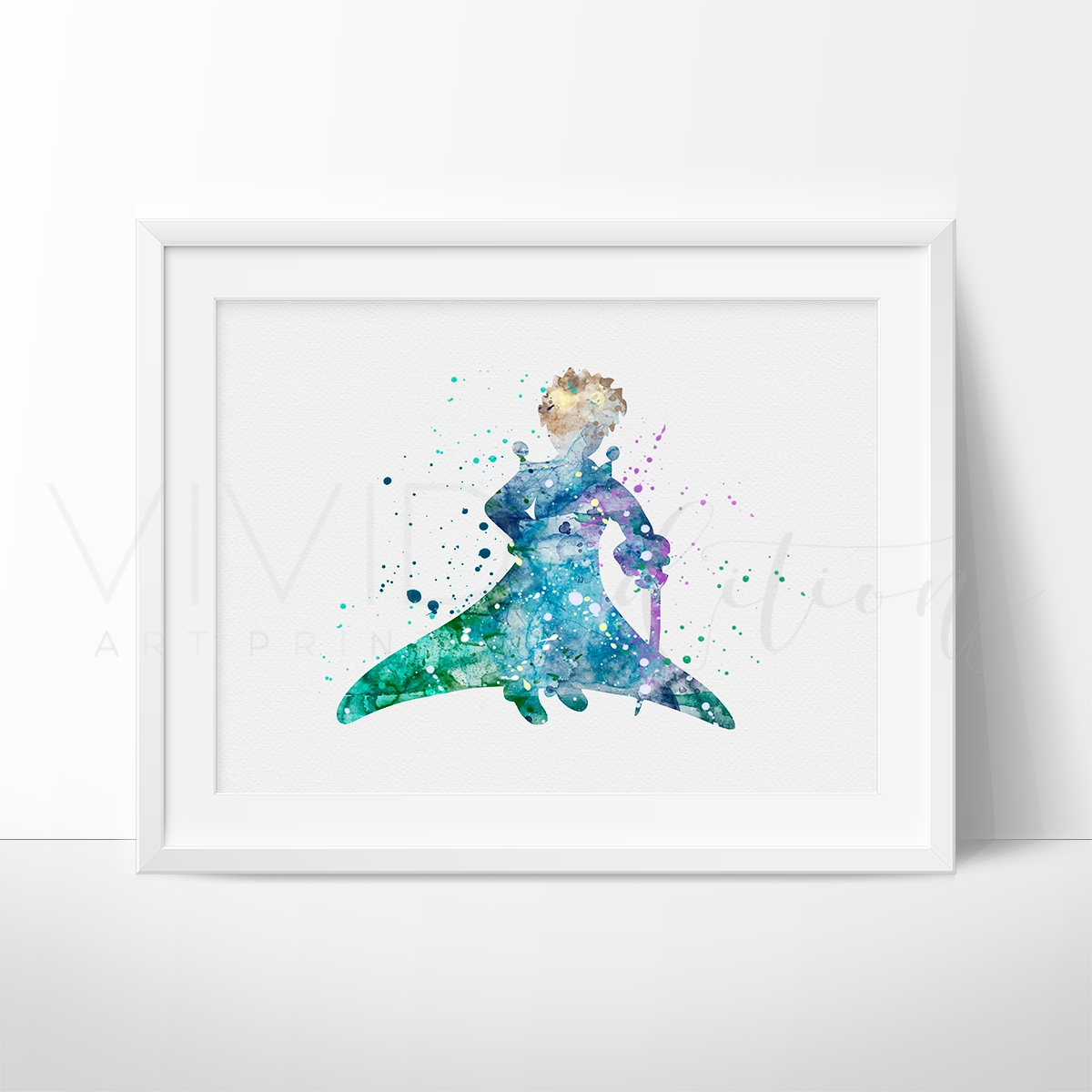 1200x1200 Little Prince 4 Watercolor Art Print