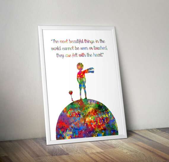 570x545 Top Poster Art Prints Of The Little Prince Art Print Watercolor