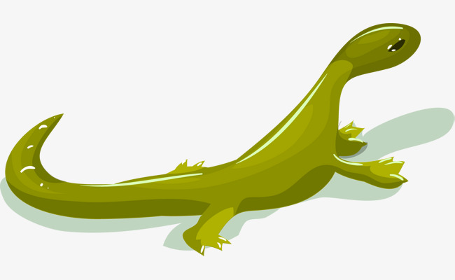 650x400 Hand Painted Green House Lizard, Lizard Clipart, Hand, Watercolor