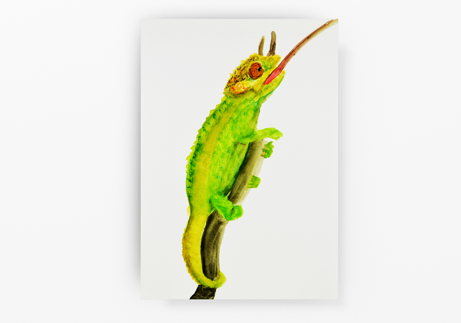1500x1050 Jennifer Jenniee Designs Lizard Watercolor Painting