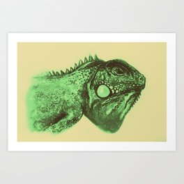 264x264 Lizard Illustration Art Prints Society6