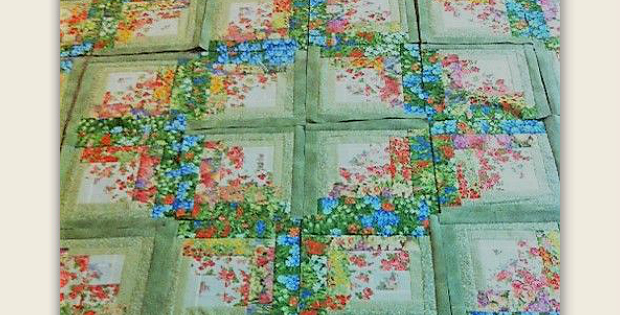 620x315 This Log Cabin Quilt Has A Fresh New Look