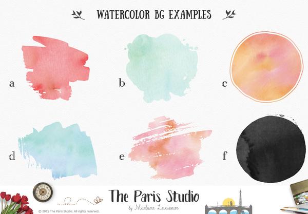 600x417 Watercolor Background Logo Pay As You Go Custom Logo Design By The