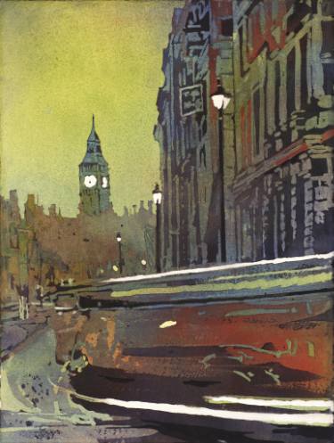 375x497 London Watercolor Paintings For Sale Saatchi Art