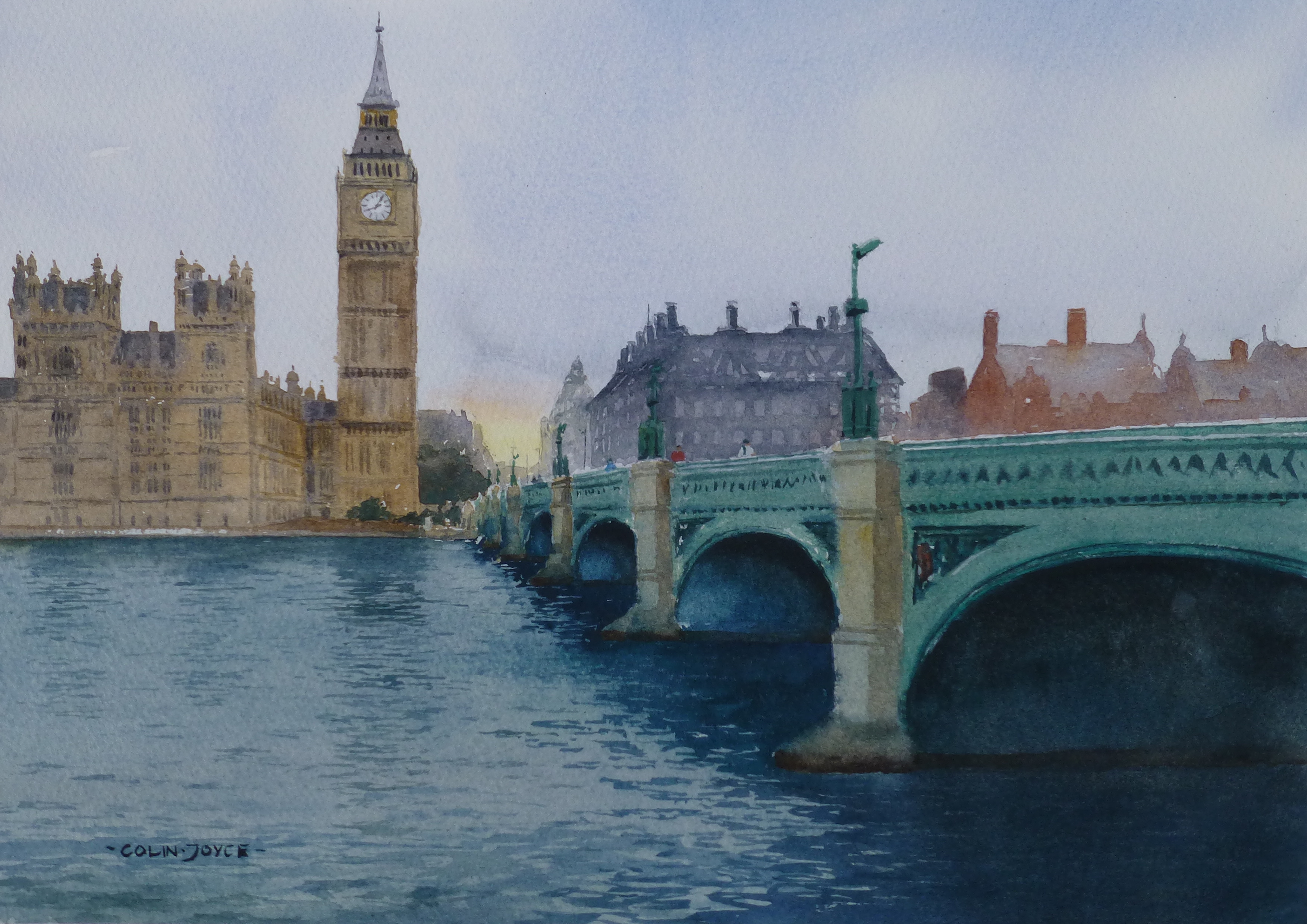 3505x2478 New Watercolor Artist Colin Joyce Joins Rs Hanna Gallery