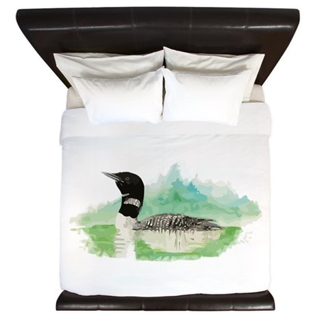 460x460 Watercolor Loon Wilderness Lake Bird Logo King Duv By Barkettc