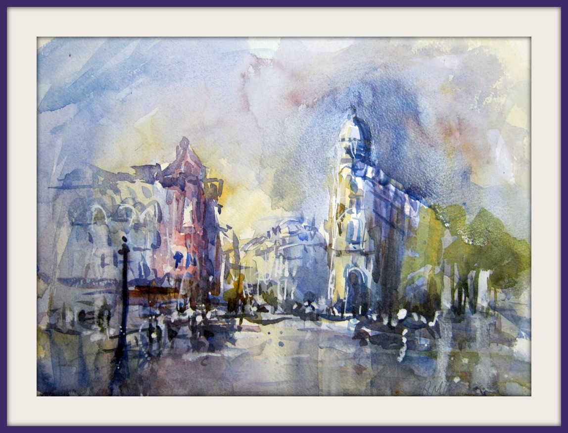 1148x875 Roytheartist And Friends Loose Watercolor Shaftsbury Avenue London