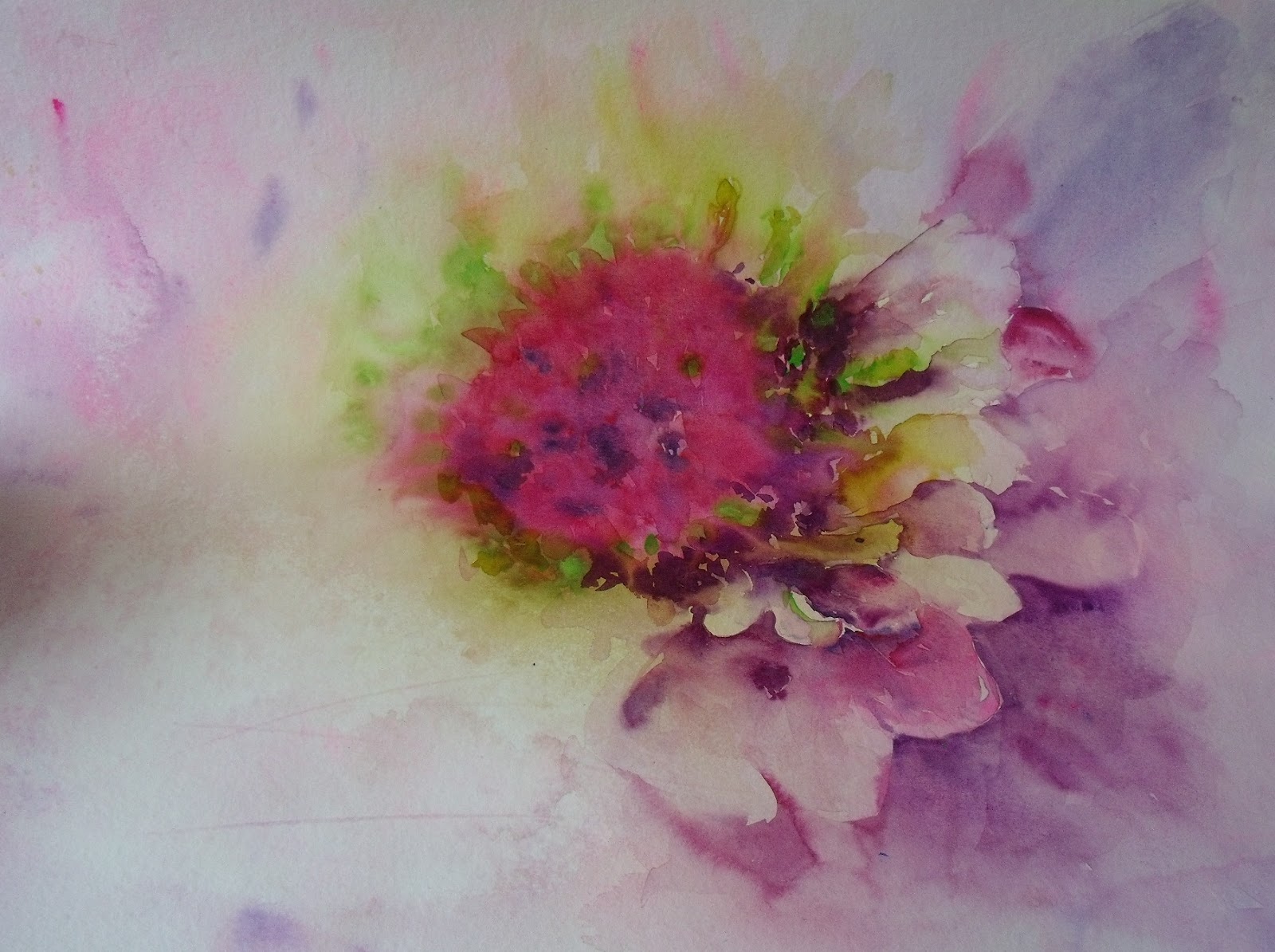 1600x1194 Art By Judith Farnworth Flower Step By Step Loose Watercolour