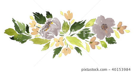 450x243 Loose Watercolor Flowers