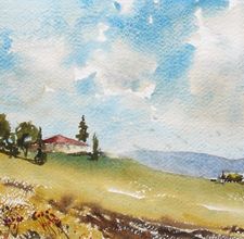 225x220 How To Paint A Watercolor Landscape Loose And Flowing