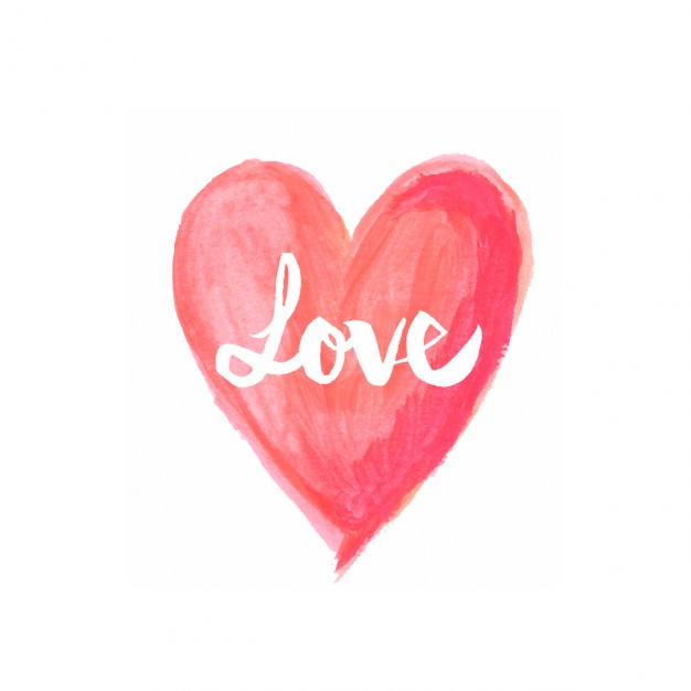 626x626 Watercolor Love Background Vector Free Download