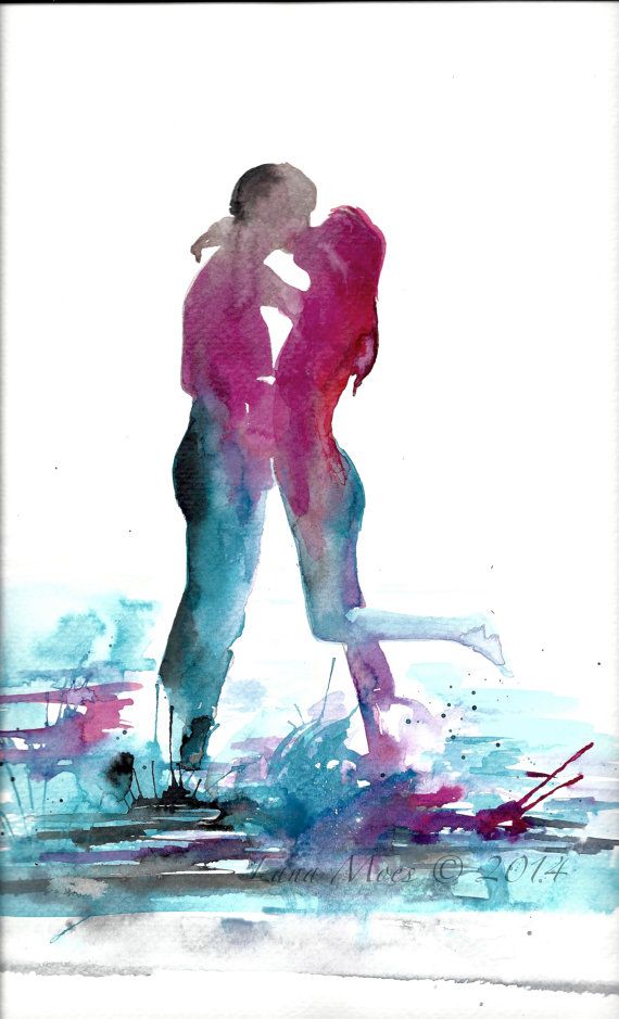 570x939 Love Watercolor Paintings