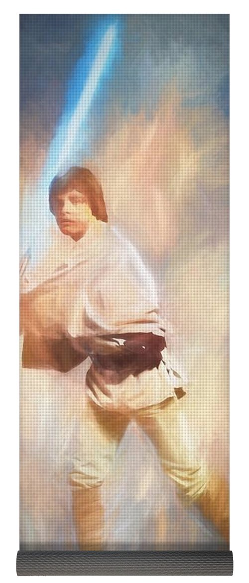500x1171 Luke Skywalker Watercolor Yoga Mat For Sale By Dan Sproul