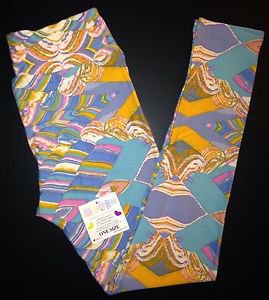 269x300 Lularoe Watercolor Swirl Leggings Unicorn One Size Rare Pastel