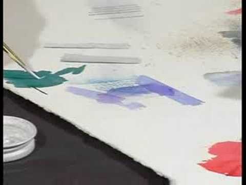 480x360 Watercolor Painting Techniques With Exotic Tools Watercolor