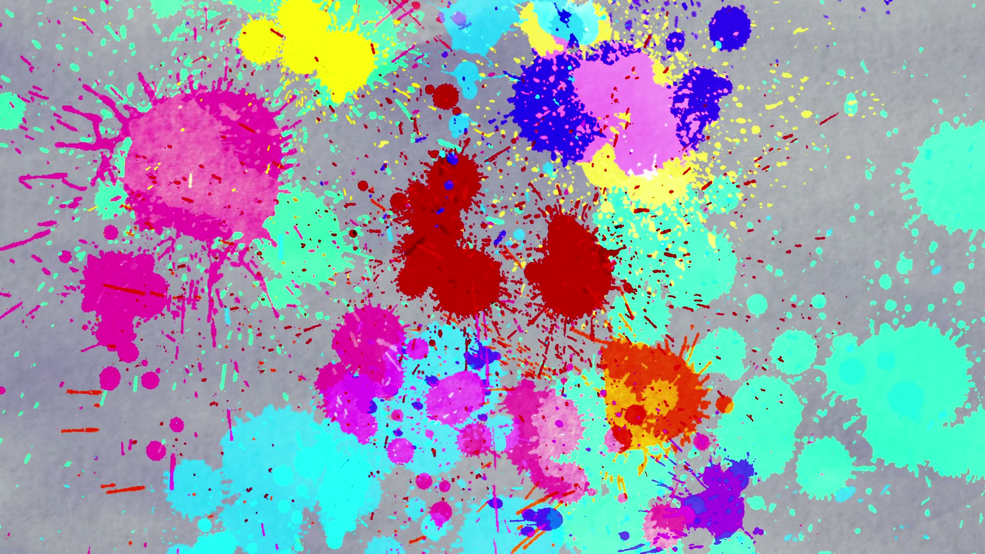 1920x1080 Several Animated Ink Bleeds Over A Paper Texture, Forming A