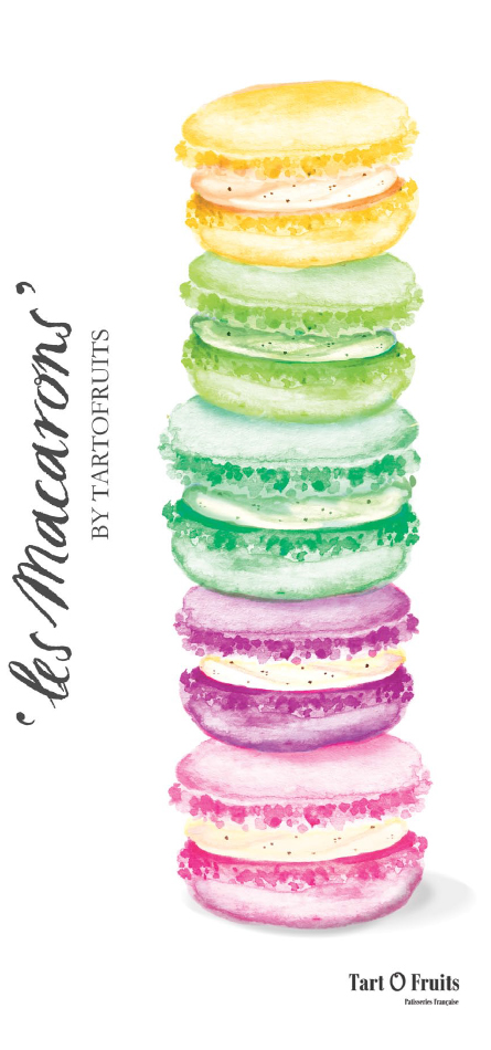 445x950 Les Macarons By Tartofruits On Behance