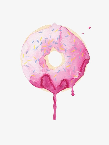 450x600 Watercolor Macaron Donuts, Watercolor Clipart, Donuts, Macaron Png