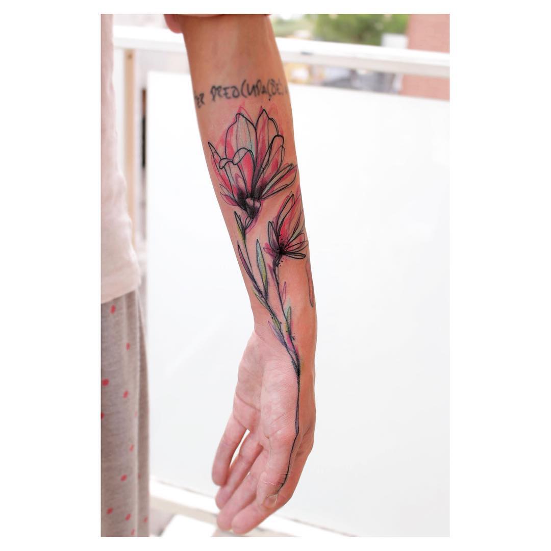 1080x1080 Magnolia Flower Tattoo Best Tattoo Ideas Gallery