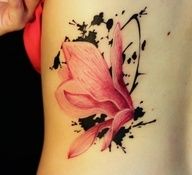 192x175 Magnolia Watercolor Tattoo My Style Pinboard