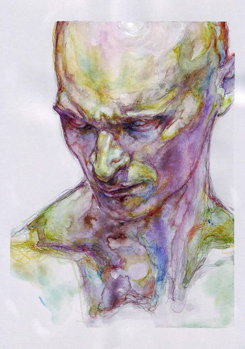 500x710 Watercolor Portrait Painting Watercolor Paintings By Maria