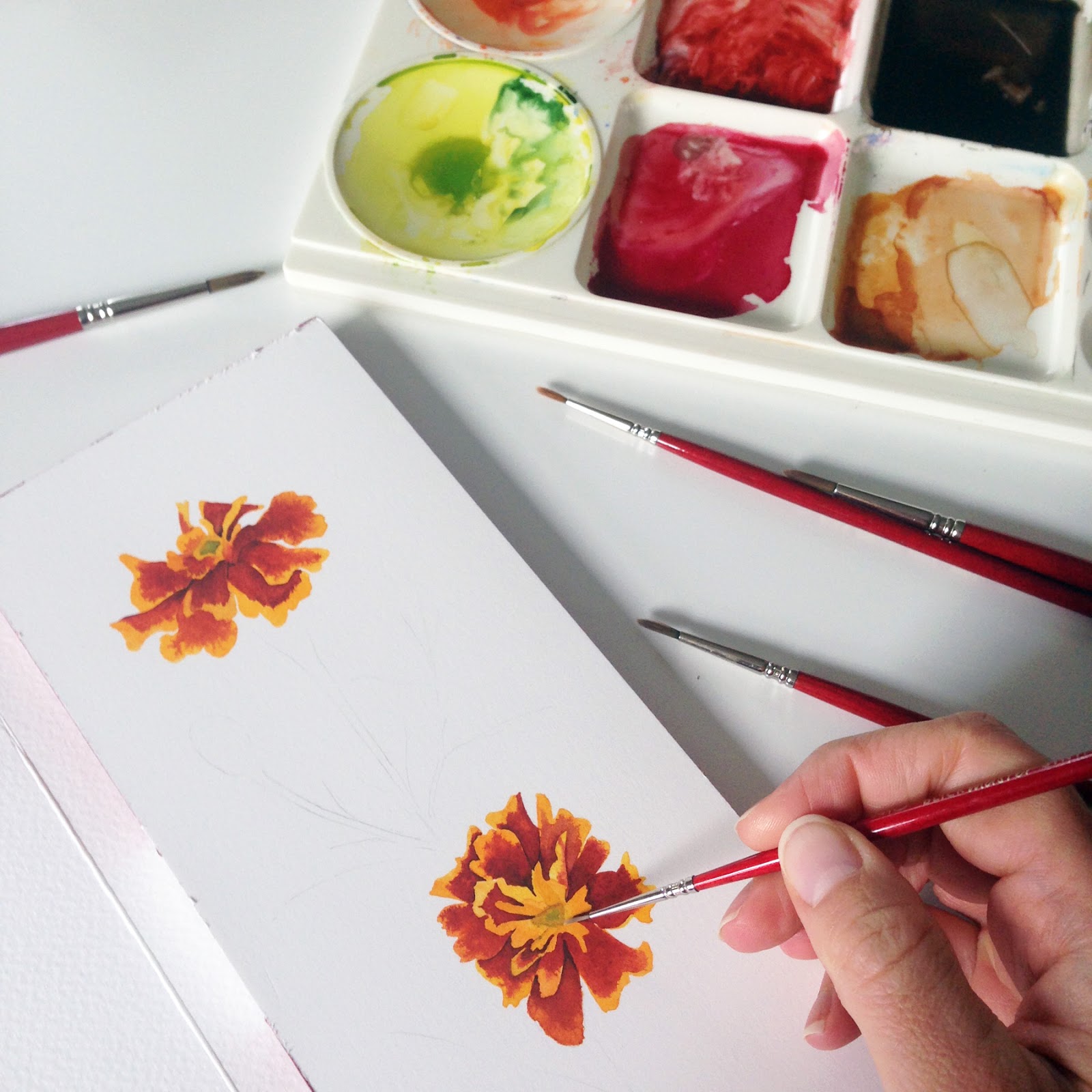 1600x1600 Painting Marigolds And A Confession