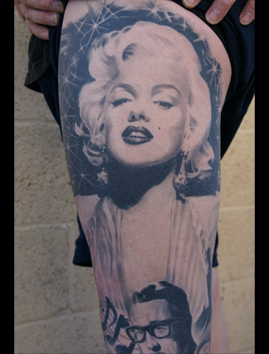 380x500 Gangster Marilyn Monroe Tattoo Design Tattoo Ideas
