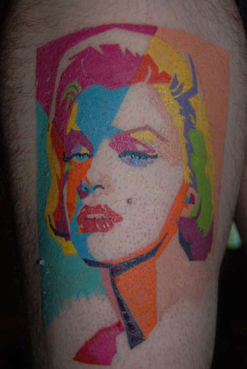 500x747 Marilyn Monroe Tattoos Inked Magazine Ink