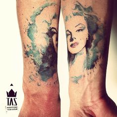 236x236 Marilyn Monroe Portrait Cover Up Tattoo