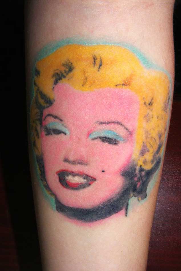 635x953 45 Iconic Marilyn Monroe Tattoos That Will Leave You In Awe