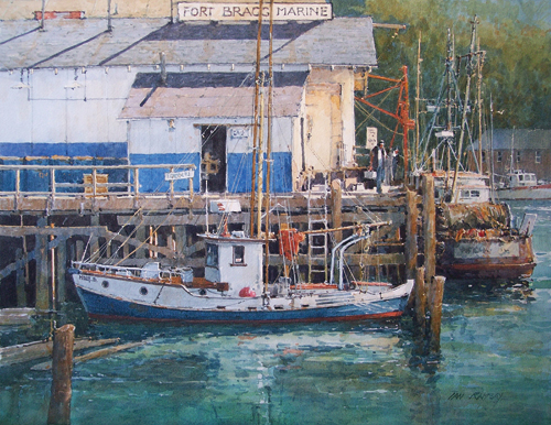 500x386 Enchanted Vistas Watercolor Landscapes By Ian Ramsay