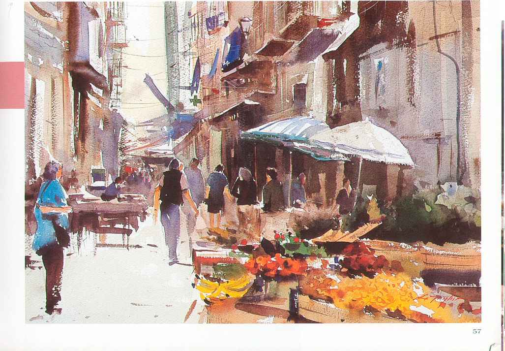 1027x713 Ost And Found Edges In A Busy Market Scene