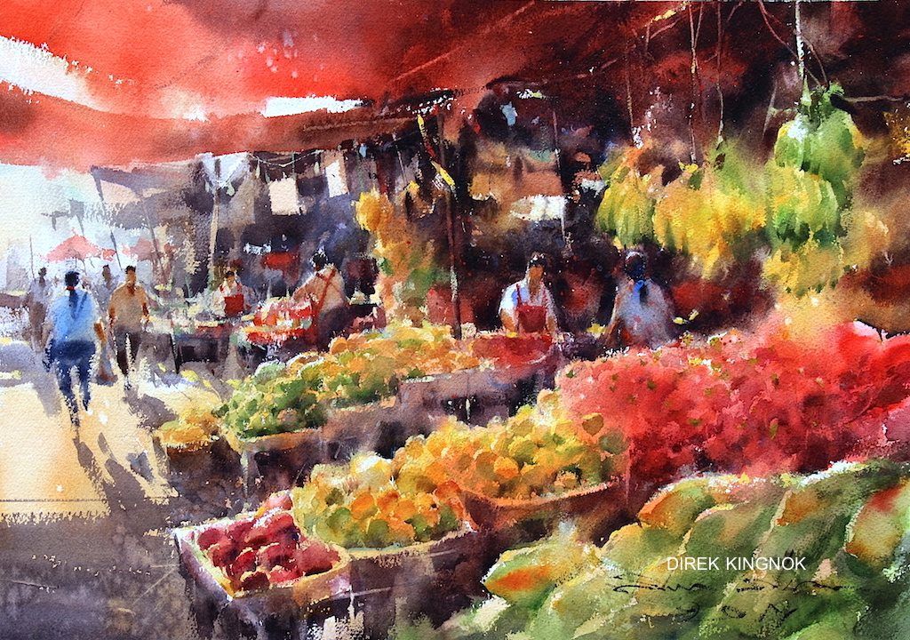1024x720 Direk Kingnok Watercolor Artist Morning