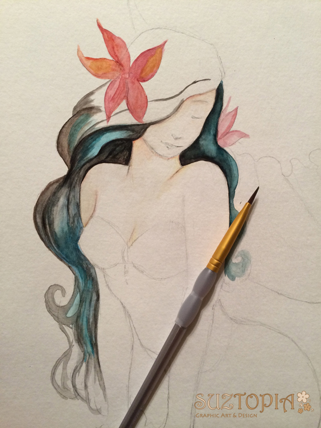 640x853 Mermaid Watercolor Suztopia