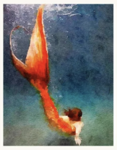 235x300 Top 10 Favorite Watercolor Mermaid Paintings