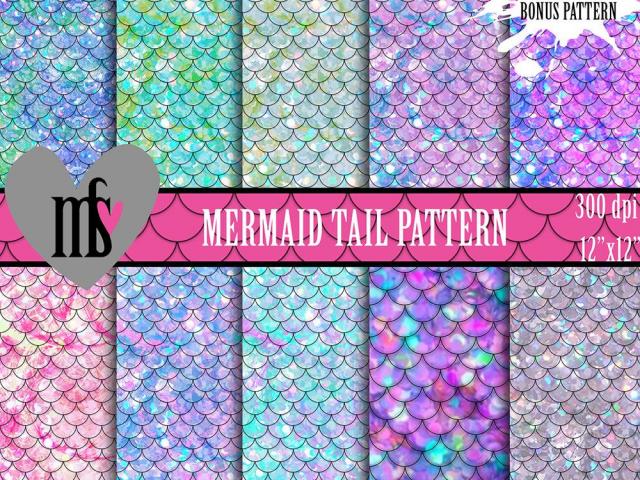 640x480 Mermaid Tail Clipart Watercolor 11