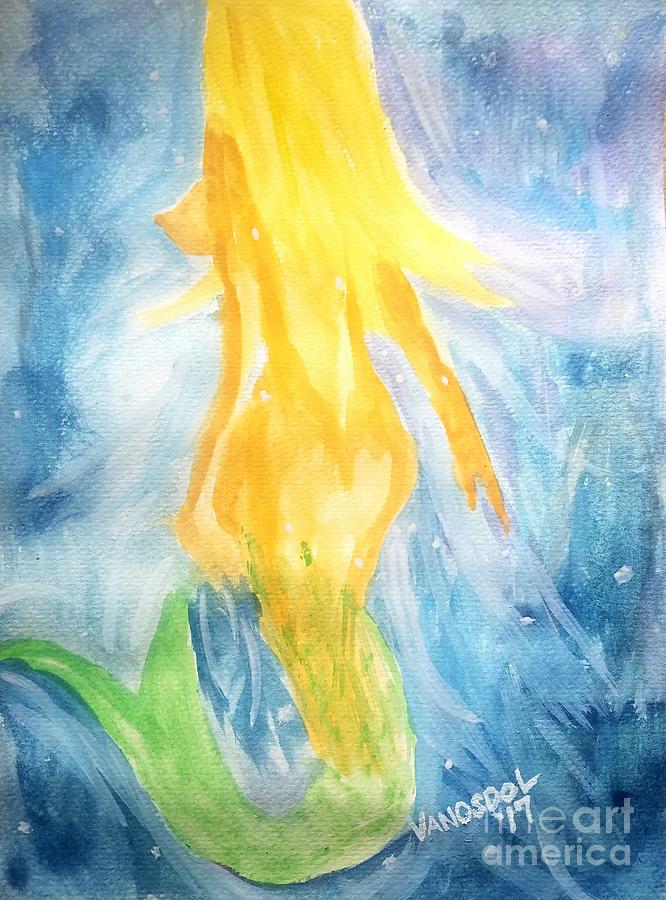 666x900 A Beautiful Blonde Mermaid