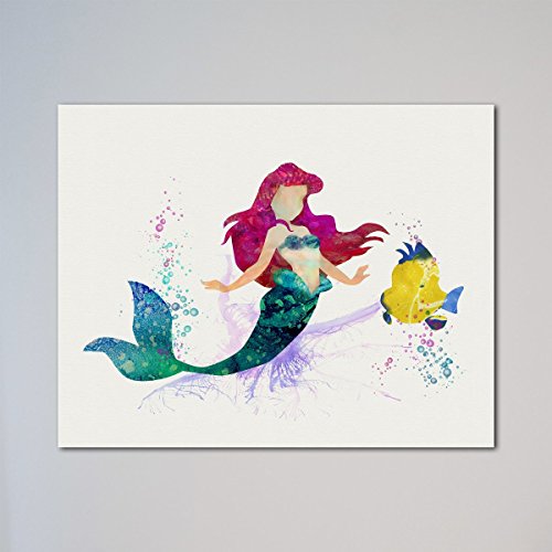 500x500 Top 10 Favorite Watercolor Mermaid Paintings