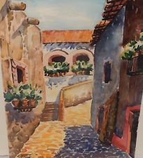 204x225 Mexican Watercolor Paintings Ebay