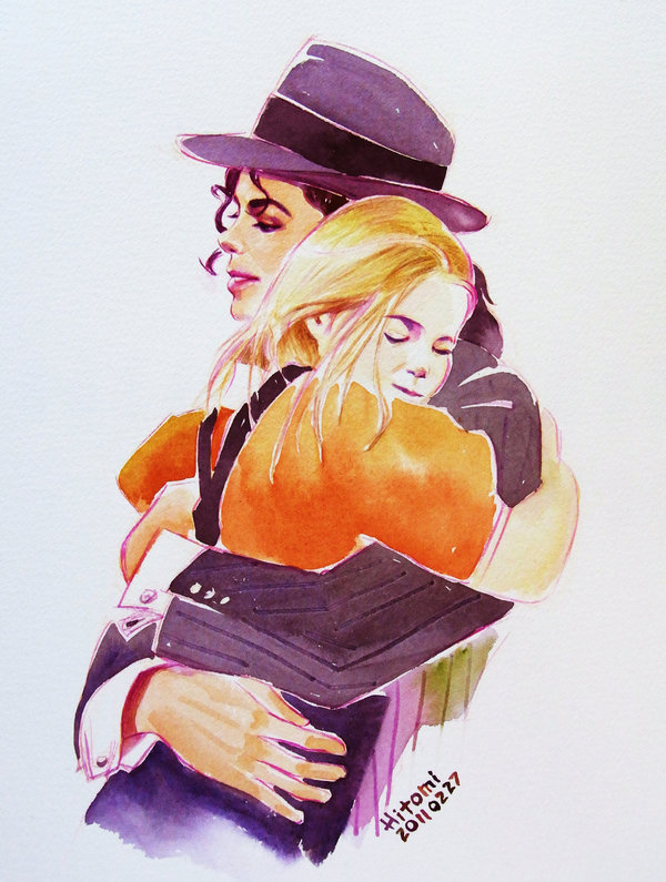 600x795 Michael Jackson With Katie By Hitomiosanai