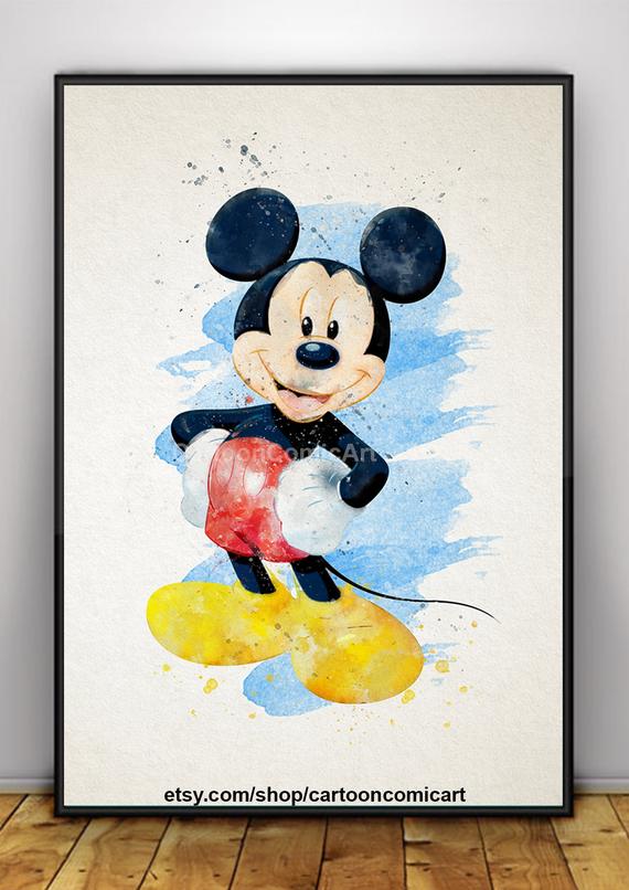 Mickey Mouse Watercolor at GetDrawings | Free download