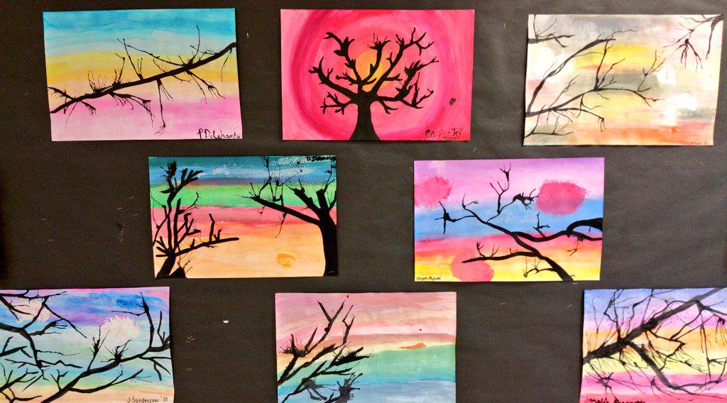 1024x568 We Middle School On Twitter Watercolor Landscapes. From Our