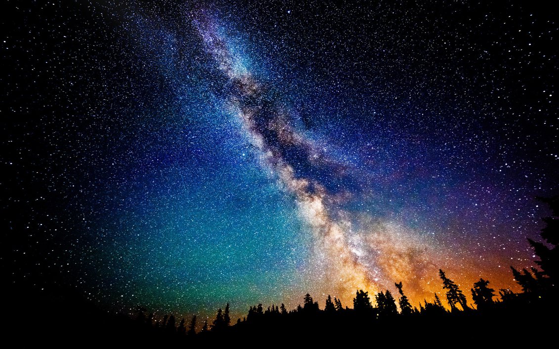 1131x707 Colorful Milky Way Hd (Supported All Resolutions) By Shaiderali On