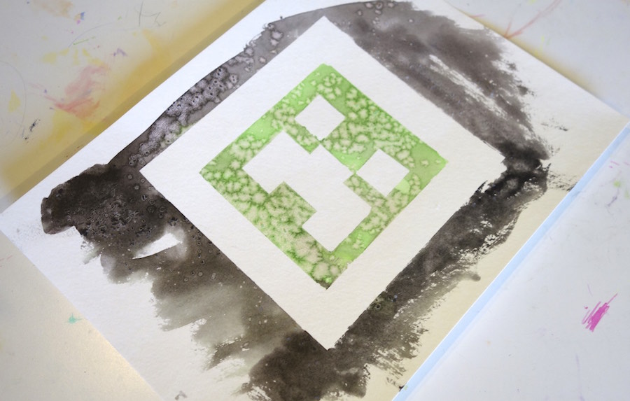 900x573 Watercolor Resist The St{Art} Button